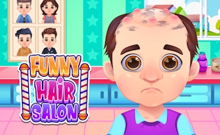 Funny Hair Salon game cover