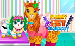 Funny Pet Haircut game cover