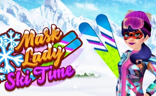 Mask Lady Ski Time game cover