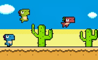 Pixel Dino Run game cover