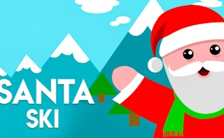 Santa Ski game cover