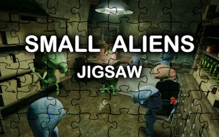 Small Aliens - Jigsaw game cover