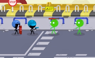 Stickmen Vs Zombies game cover